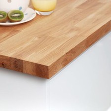 Solid Oak Wood Worktops, Real