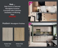 Slab Woodgrain Doors Complete